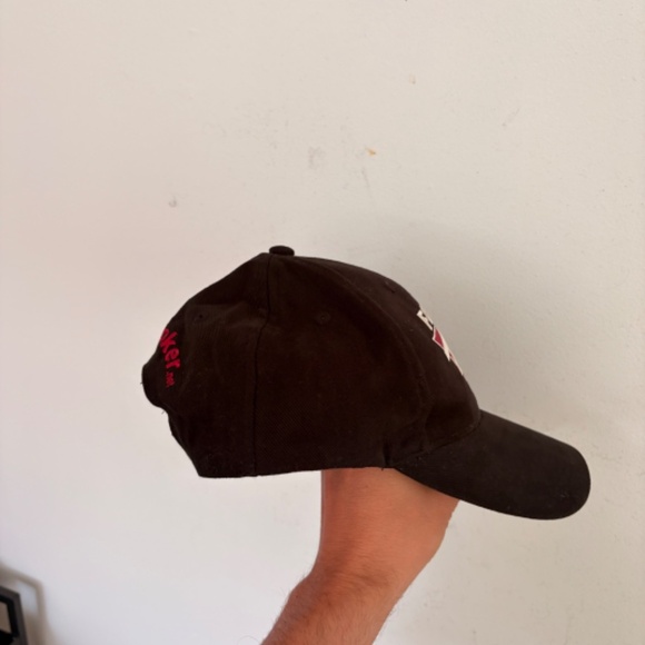 vintage FULL TILT POKER .NET Baseball hat cap black embroided - Picture 3 of 6